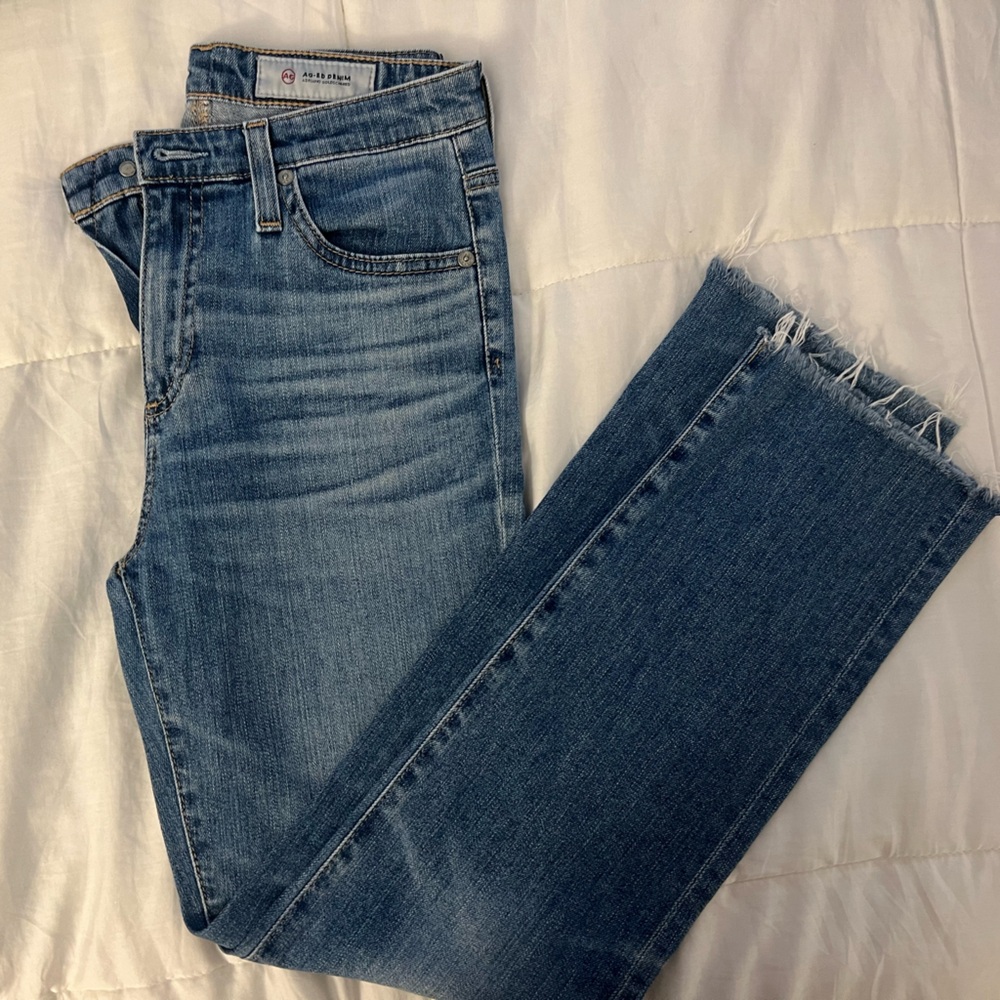 AG The Isabelle High Rise Straight Crop